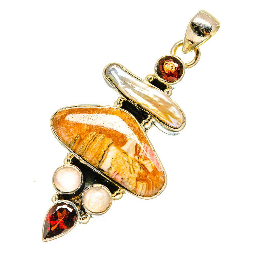 Ocean Jasper Pendants handcrafted by Ana Silver Co - PD4979