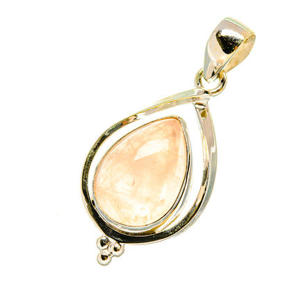 Rose Quartz Pendants handcrafted by Ana Silver Co - PD4983