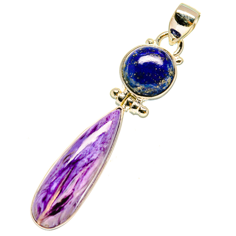 Charoite Pendants handcrafted by Ana Silver Co - PD4995