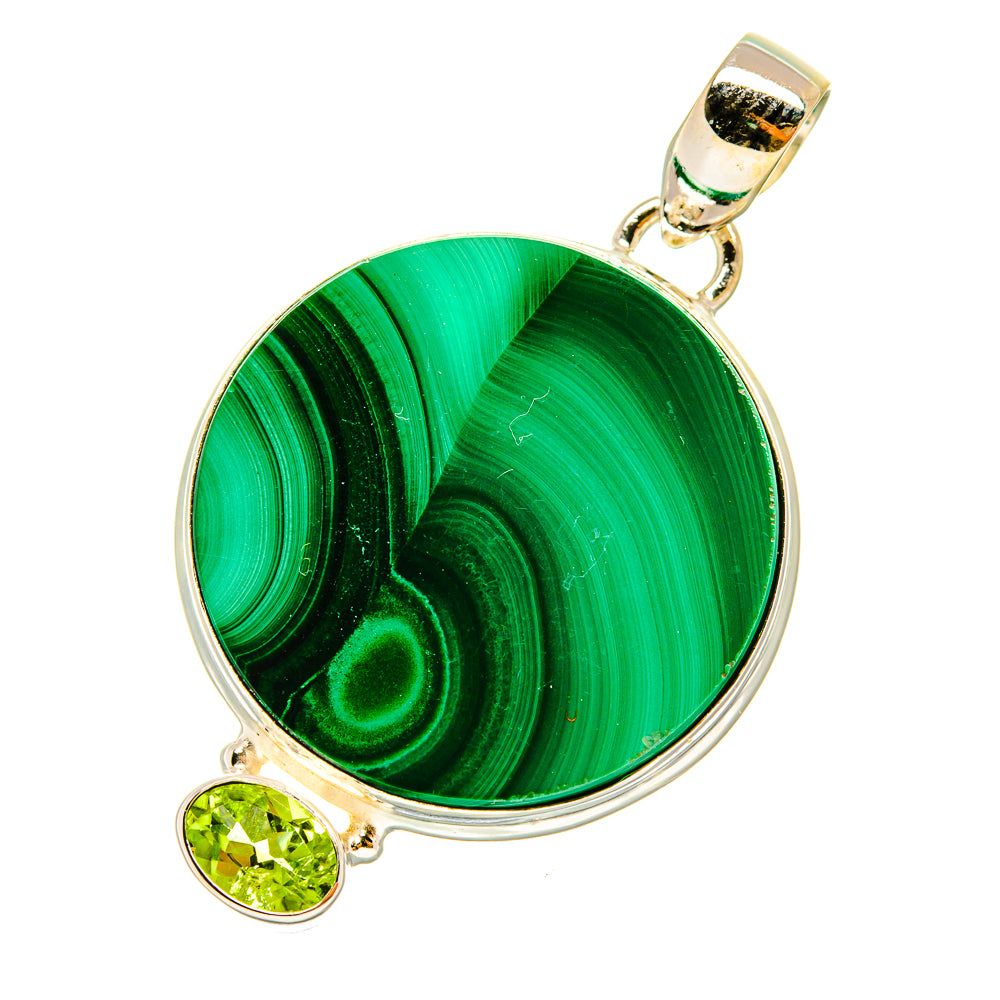 Malachite Pendants handcrafted by Ana Silver Co - PD4997
