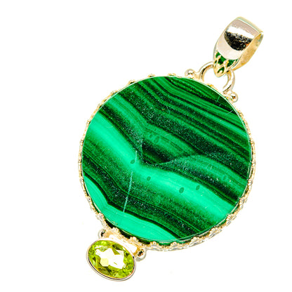 Malachite Pendants handcrafted by Ana Silver Co - PD4998