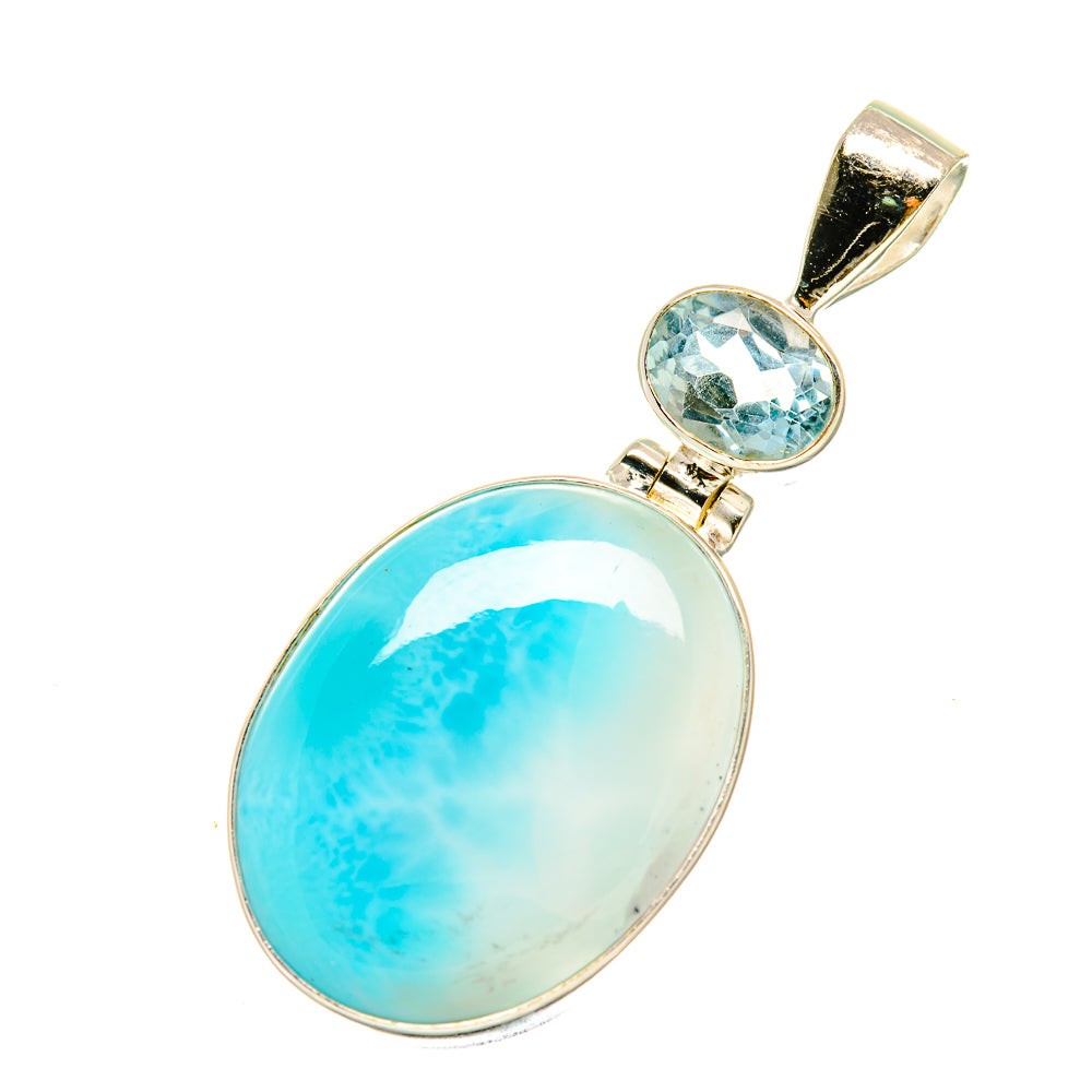 Larimar Pendants handcrafted by Ana Silver Co - PD5010