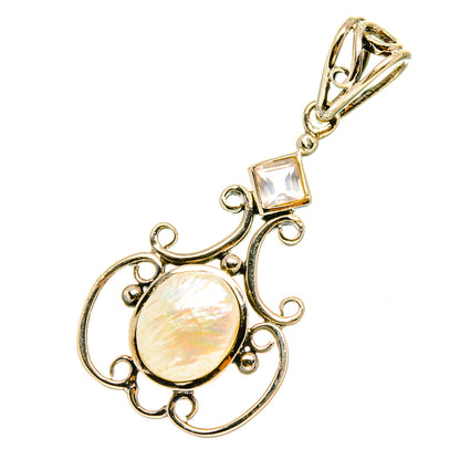 Mother Of Pearl Pendants handcrafted by Ana Silver Co - PD5012
