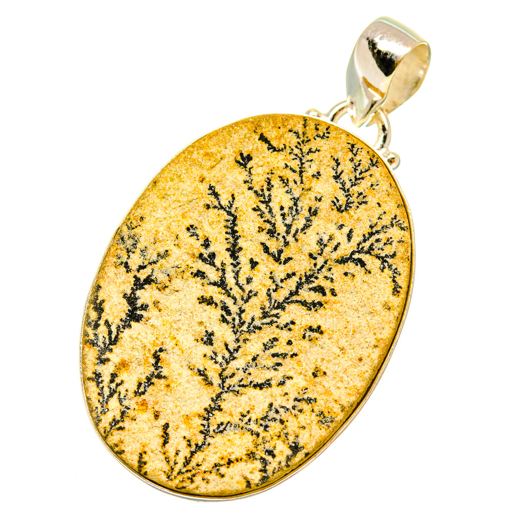Germany Psilomelane Dendrite Pendants handcrafted by Ana Silver Co - PD5014
