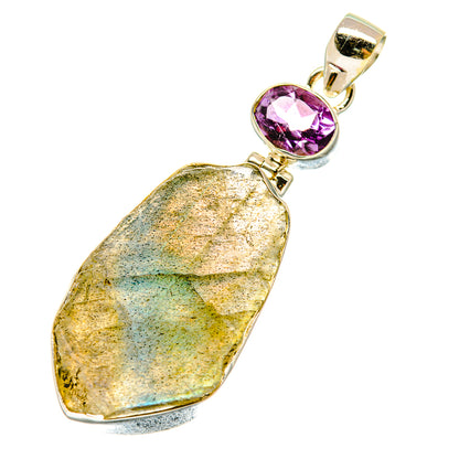 Labradorite Pendants handcrafted by Ana Silver Co - PD5016