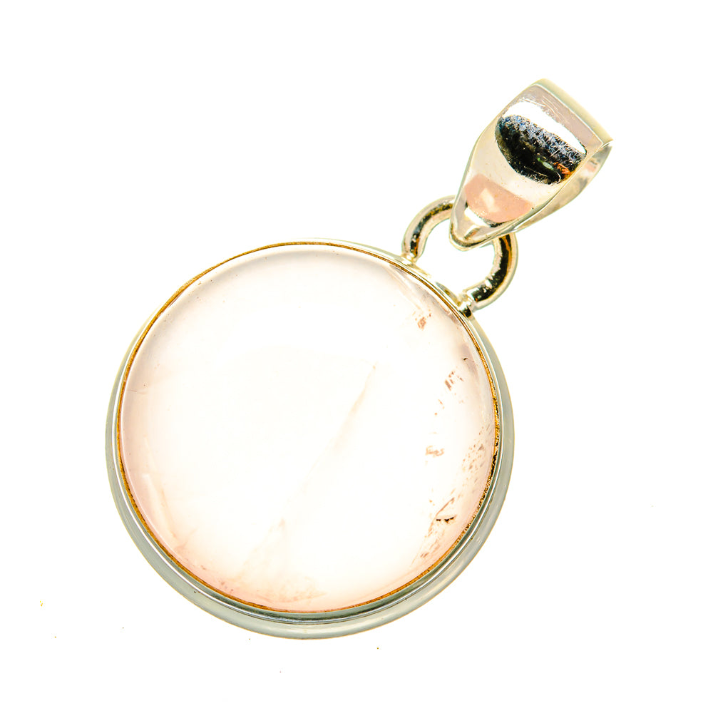 Rose Quartz Pendants handcrafted by Ana Silver Co - PD5019