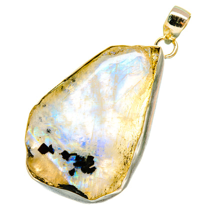 Rainbow Moonstone Pendants handcrafted by Ana Silver Co - PD5024