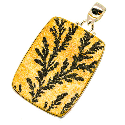 Germany Psilomelane Dendrite Pendants handcrafted by Ana Silver Co - PD5025