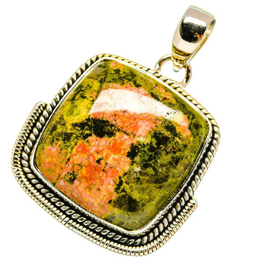 Unakite Pendants handcrafted by Ana Silver Co - PD5031