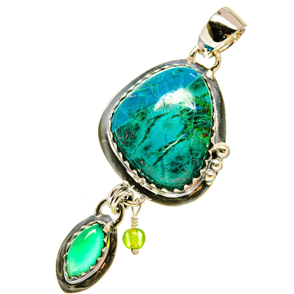 Chrysocolla Pendants handcrafted by Ana Silver Co - PD5047