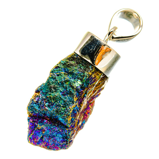 Titanium Druzy Pendants handcrafted by Ana Silver Co - PD5054