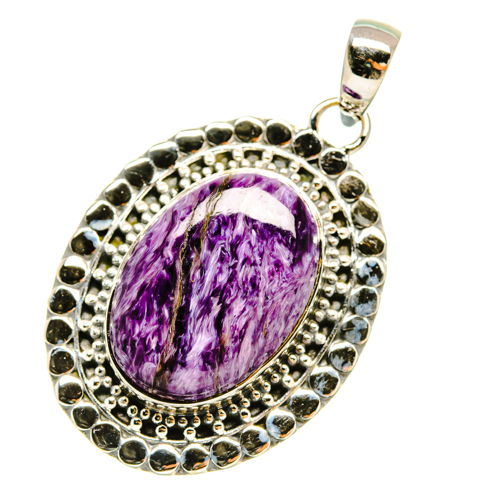 Charoite Pendants handcrafted by Ana Silver Co - PD5079