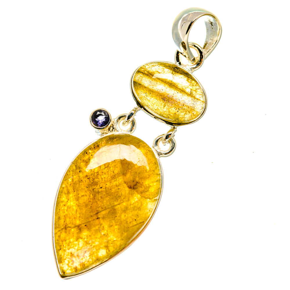 Labradorite Pendants handcrafted by Ana Silver Co - PD5085