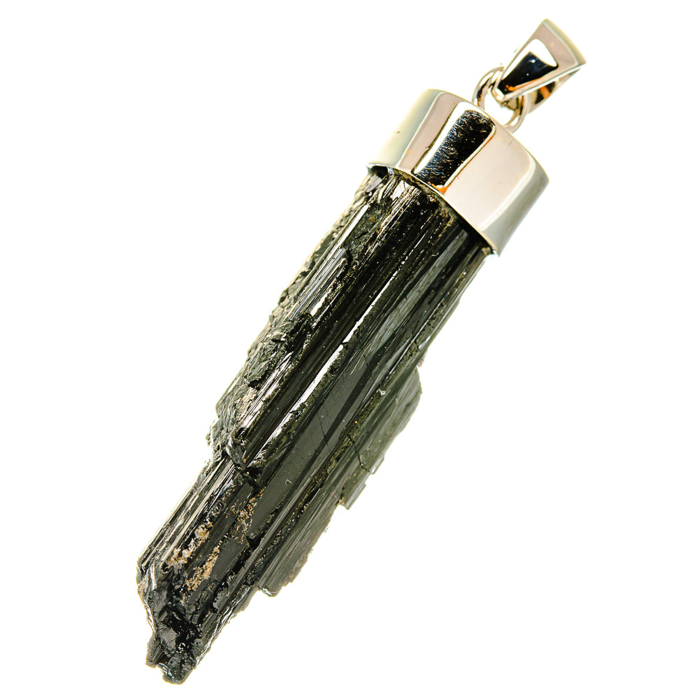 Black Tourmaline Pendants handcrafted by Ana Silver Co - PD5086
