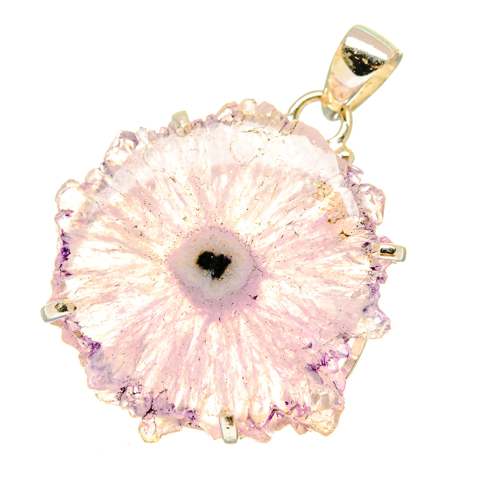 Amethyst Stalactite Pendants handcrafted by Ana Silver Co - PD5088