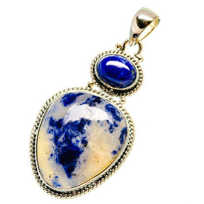 Sodalite Pendants handcrafted by Ana Silver Co - PD5089