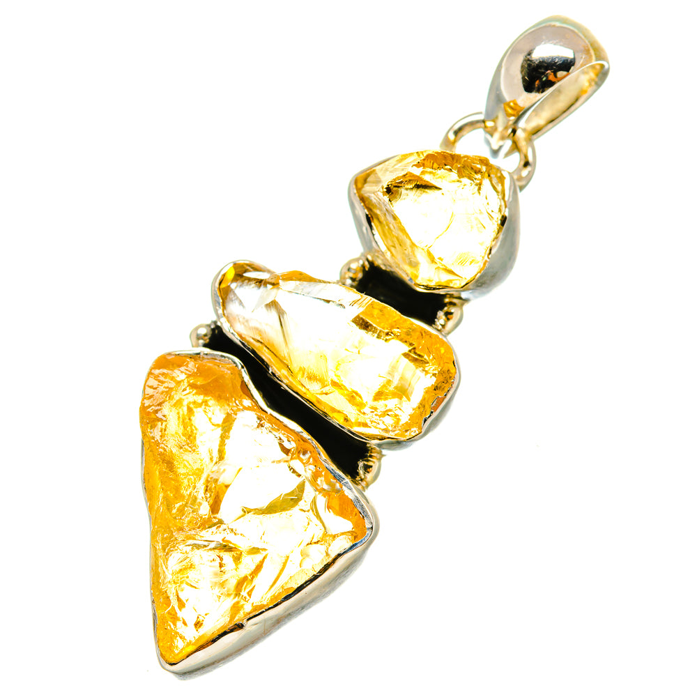 Citrine Pendants handcrafted by Ana Silver Co - PD5091