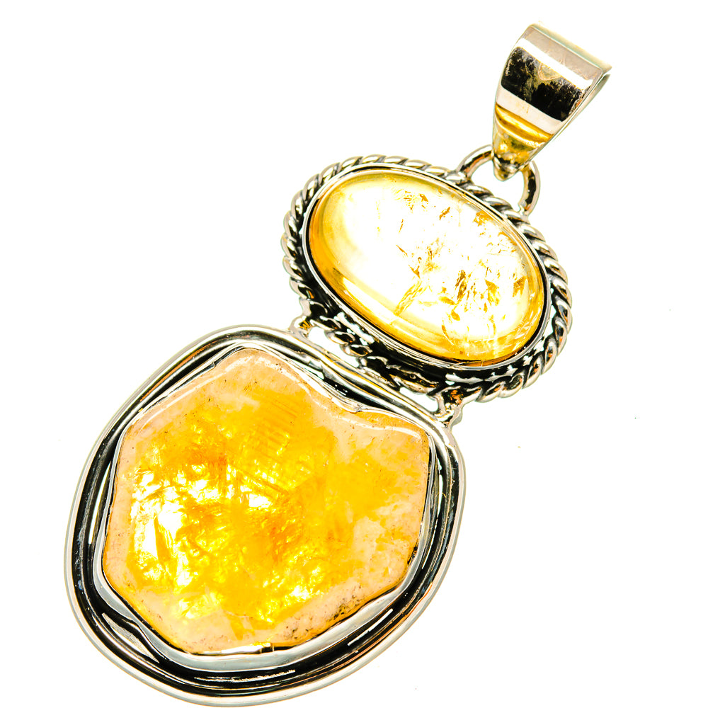 Citrine Pendants handcrafted by Ana Silver Co - PD5094