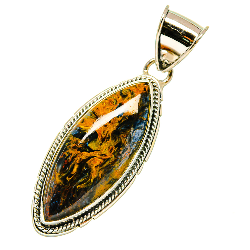 Pietersite Pendants handcrafted by Ana Silver Co - PD5104