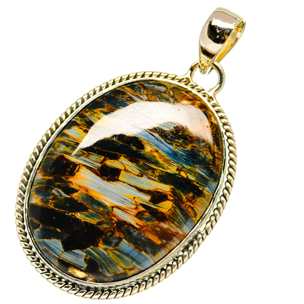 Pietersite Pendants handcrafted by Ana Silver Co - PD5108