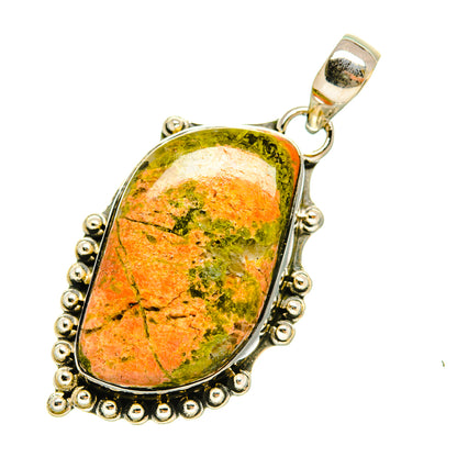 Unakite Pendants handcrafted by Ana Silver Co - PD5109
