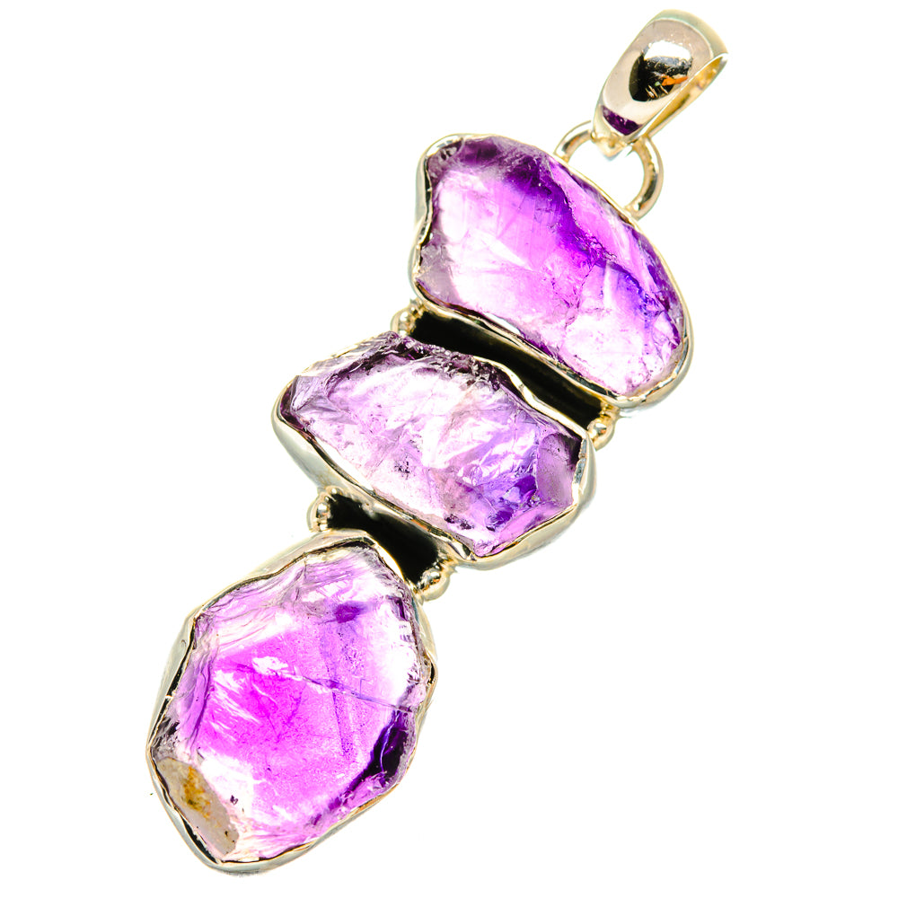 Amethyst Pendants handcrafted by Ana Silver Co - PD5120