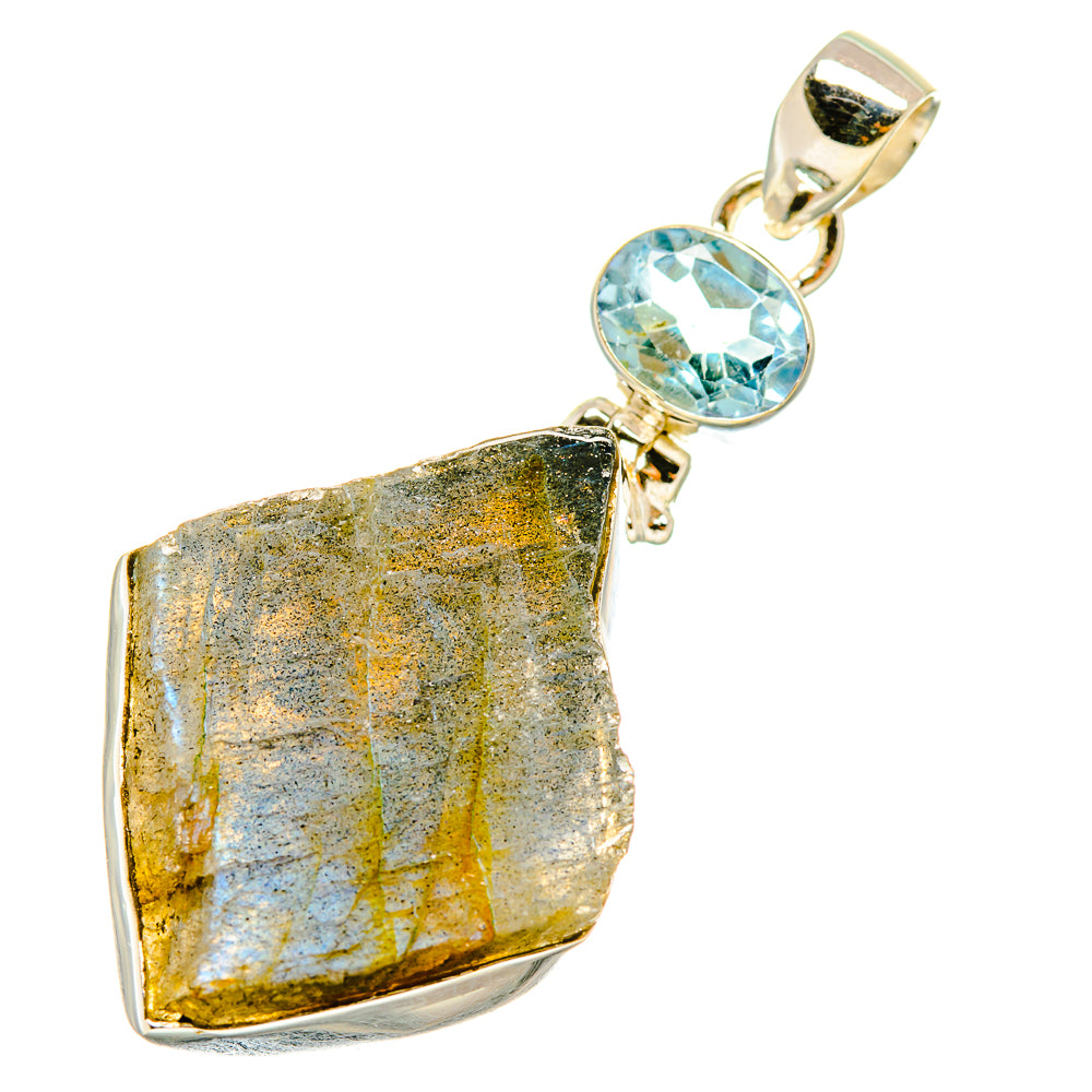 Labradorite Pendants handcrafted by Ana Silver Co - PD5121