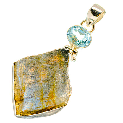 Labradorite Pendants handcrafted by Ana Silver Co - PD5121