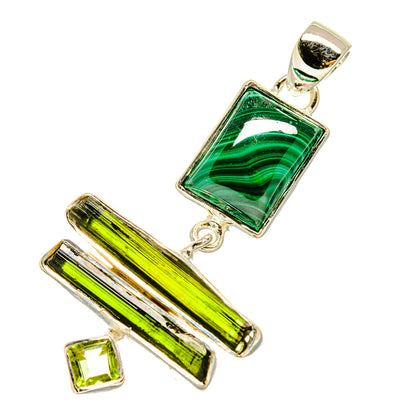 Malachite Pendants handcrafted by Ana Silver Co - PD5131