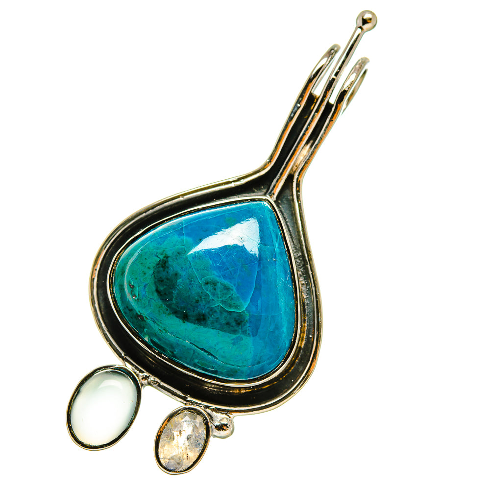 Chrysocolla Pendants handcrafted by Ana Silver Co - PD5136