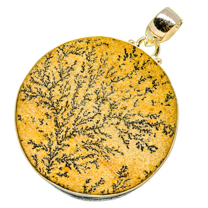 Germany Psilomelane Dendrite Pendants handcrafted by Ana Silver Co - PD5149