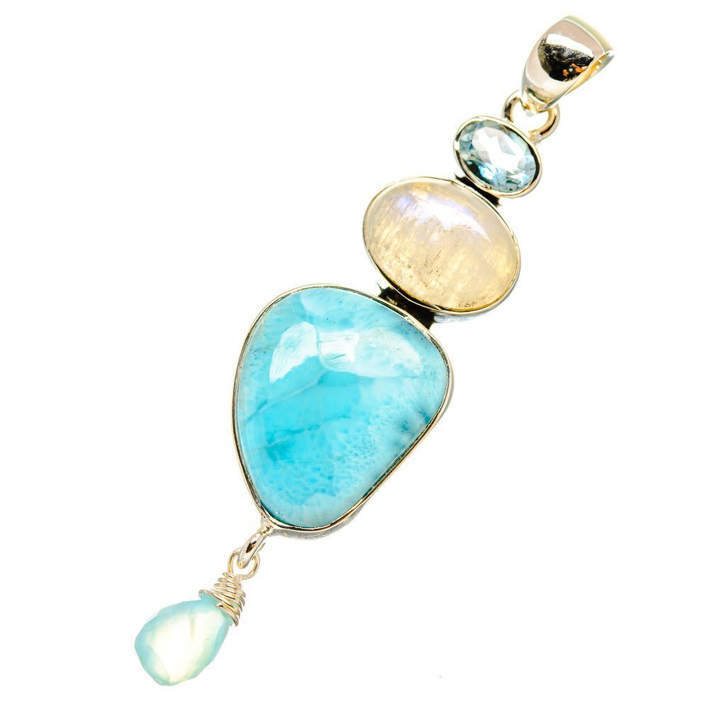 Larimar Pendants handcrafted by Ana Silver Co - PD5151