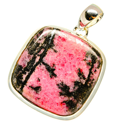 Rhodonite Pendants handcrafted by Ana Silver Co - PD5154
