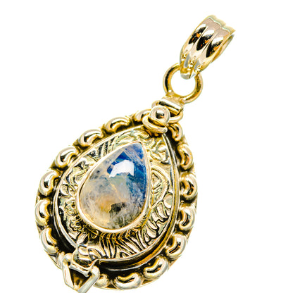 Rainbow Moonstone Pendants handcrafted by Ana Silver Co - PD5162