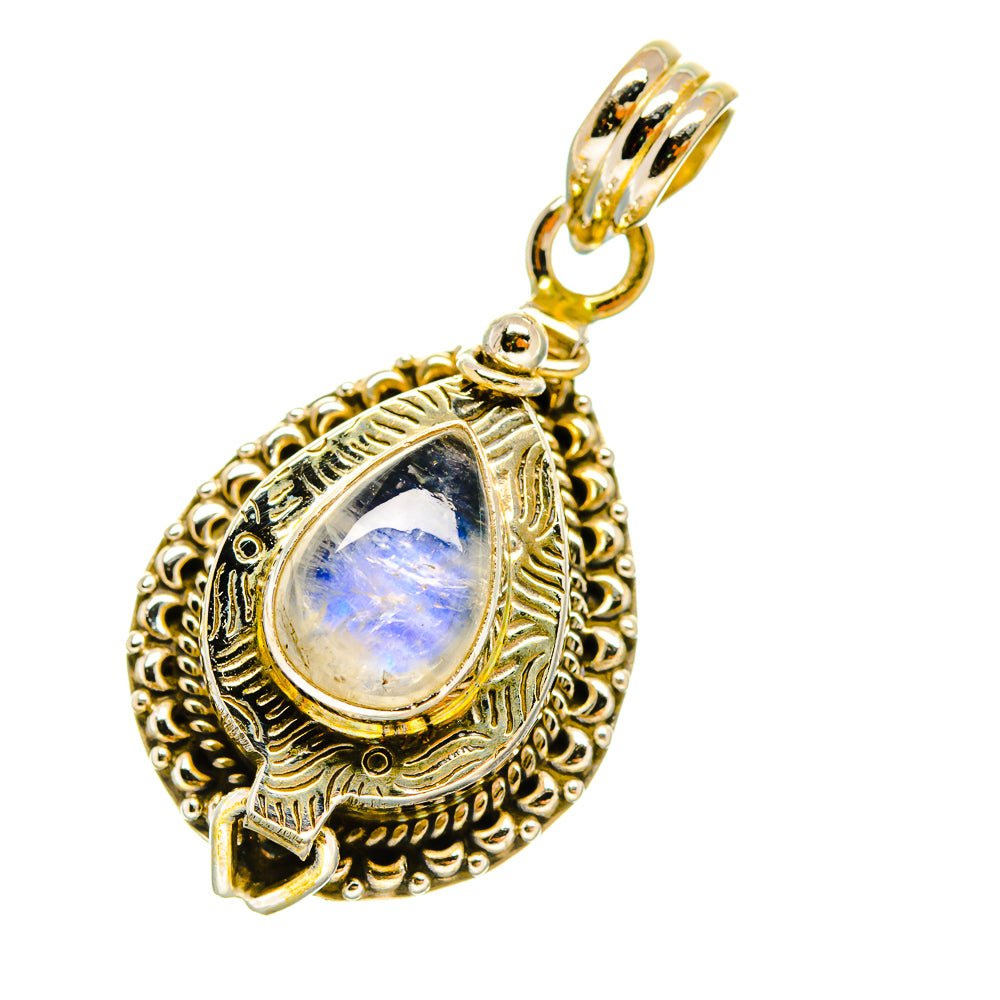 Rainbow Moonstone Pendants handcrafted by Ana Silver Co - PD5163