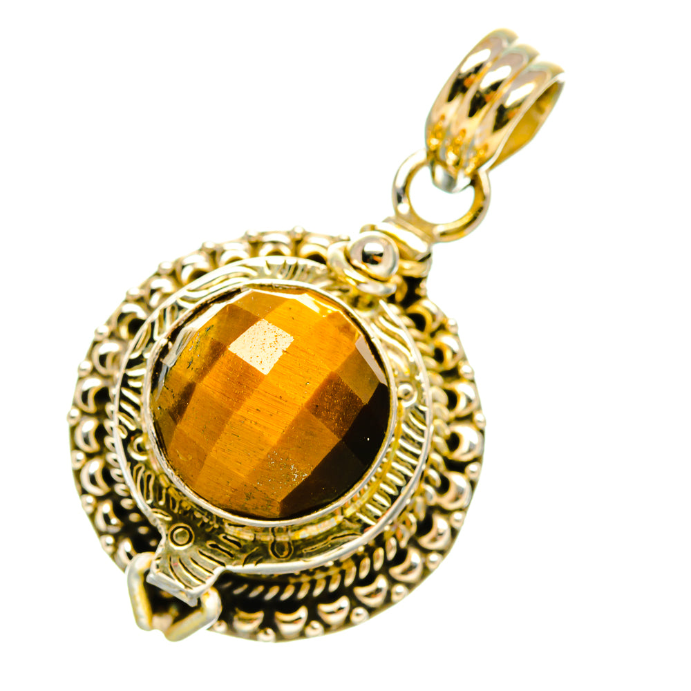 Tiger Eye Pendants handcrafted by Ana Silver Co - PD5174