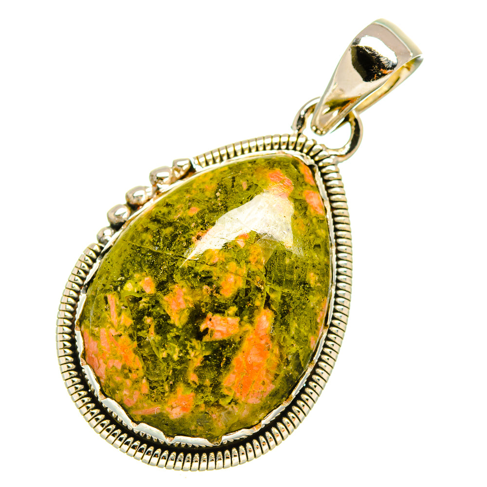 Unakite Pendants handcrafted by Ana Silver Co - PD5184