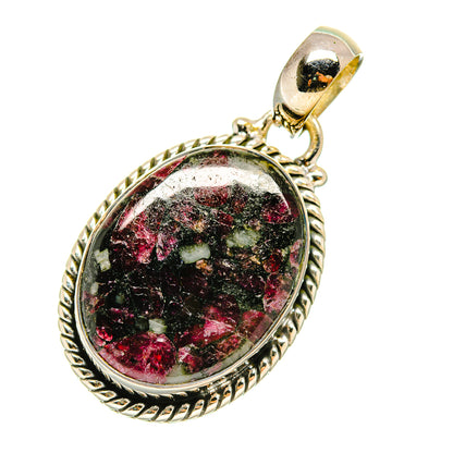 Russian Eudialyte Pendants handcrafted by Ana Silver Co - PD5196