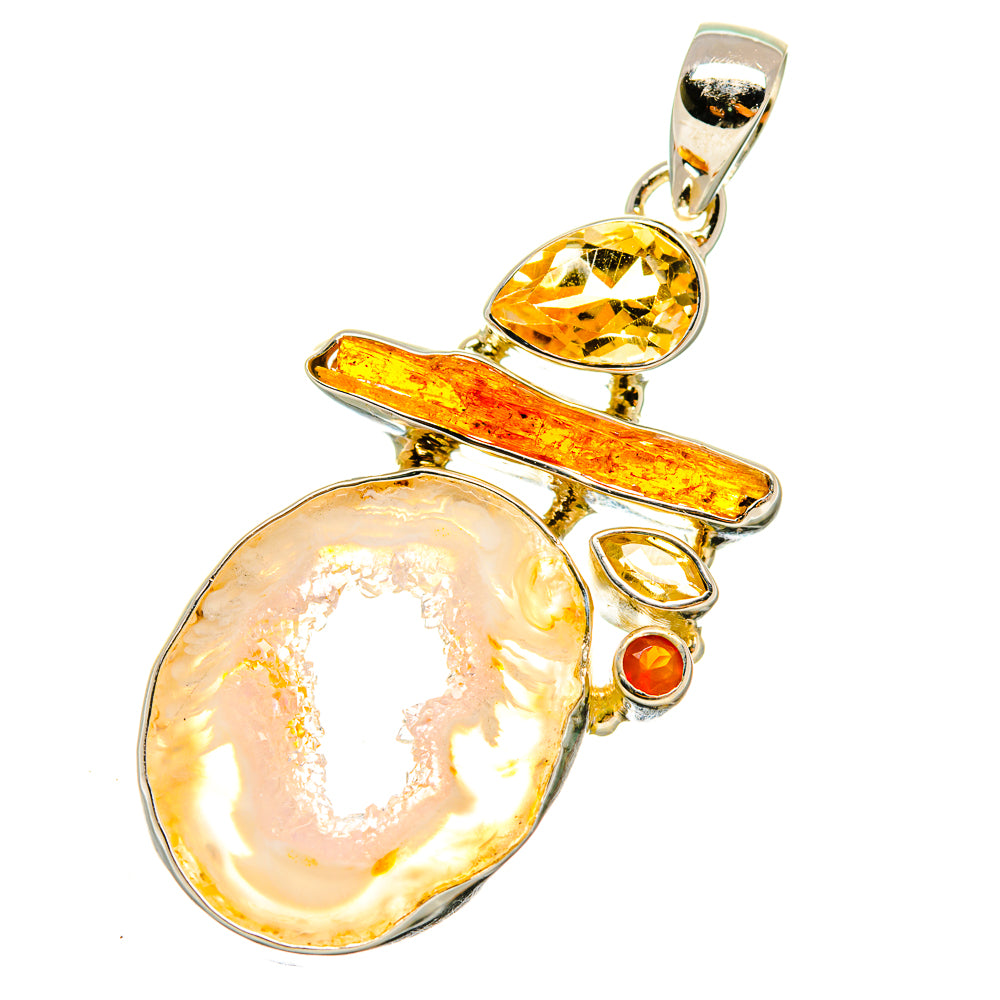 Occo Geode Pendants handcrafted by Ana Silver Co - PD5197