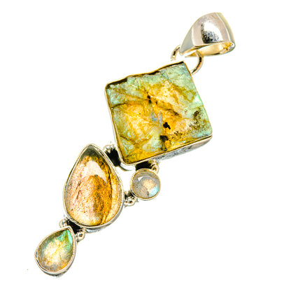 Labradorite Pendants handcrafted by Ana Silver Co - PD5198