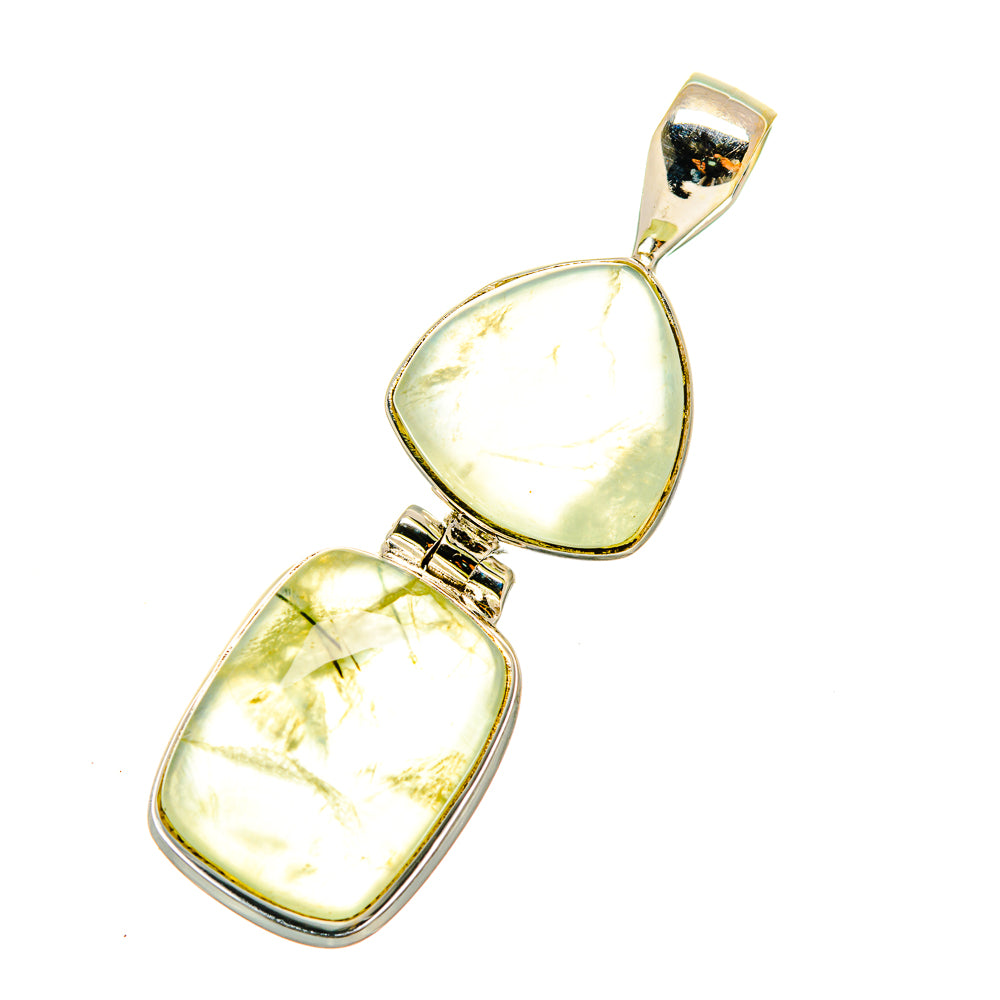 Prehnite Pendants handcrafted by Ana Silver Co - PD5204 - Photo 2