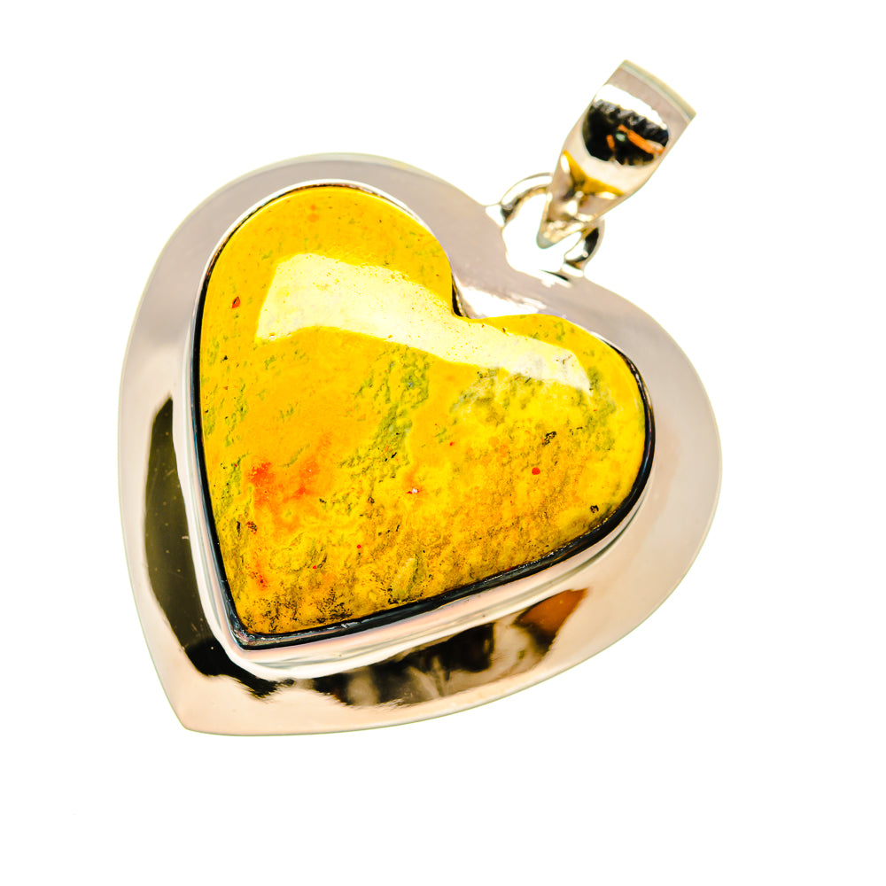 Bumble Bee Jasper Pendants handcrafted by Ana Silver Co - PD5205