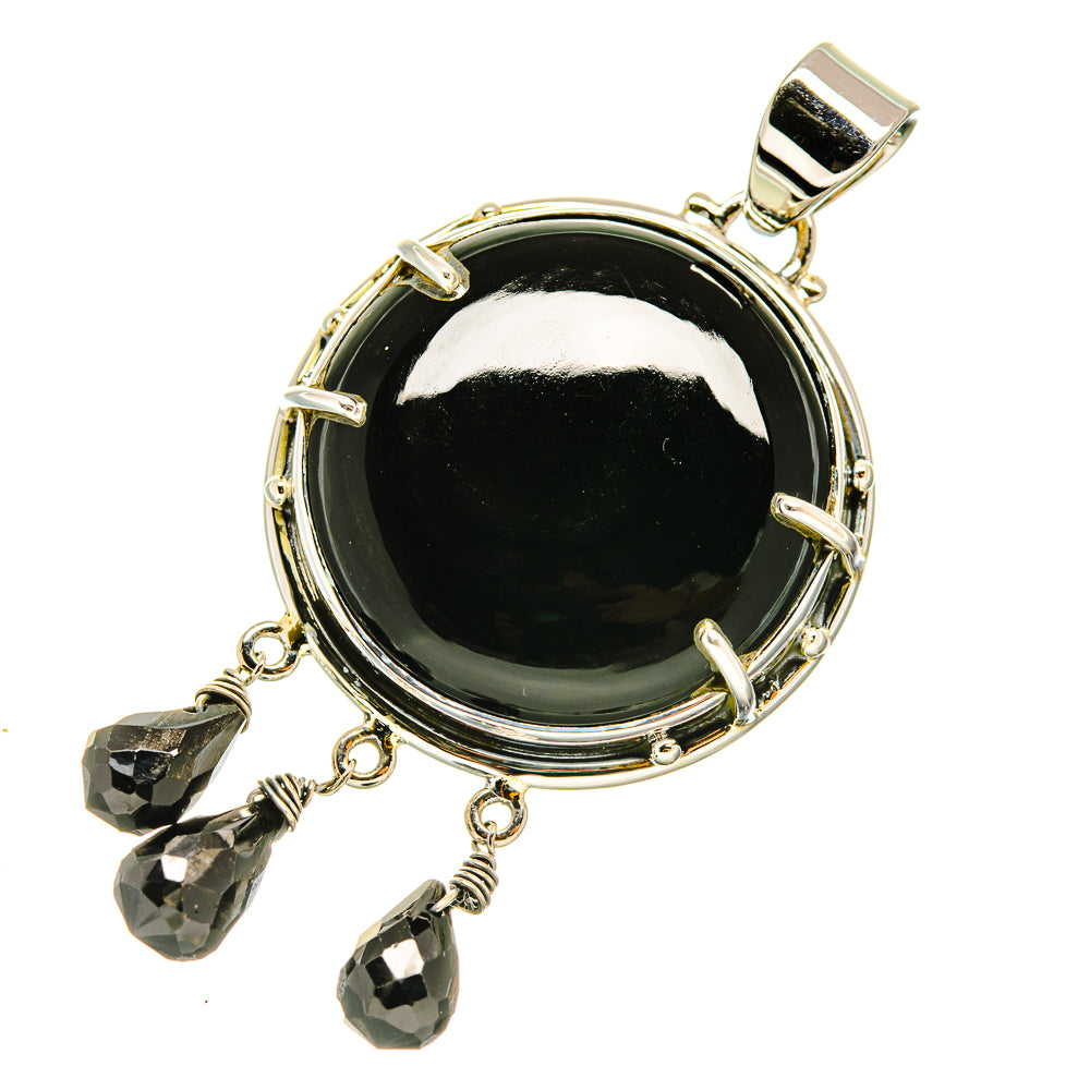 Black Onyx Pendants handcrafted by Ana Silver Co - PD5209