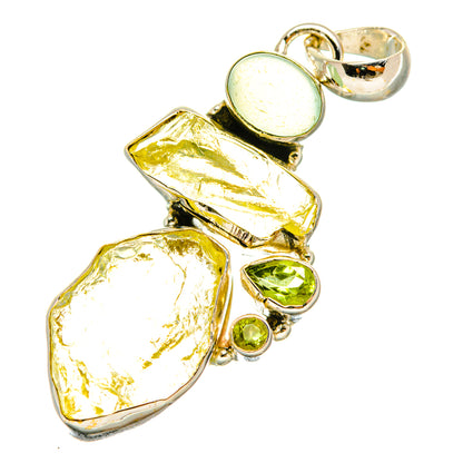 Citrine Pendants handcrafted by Ana Silver Co - PD5220