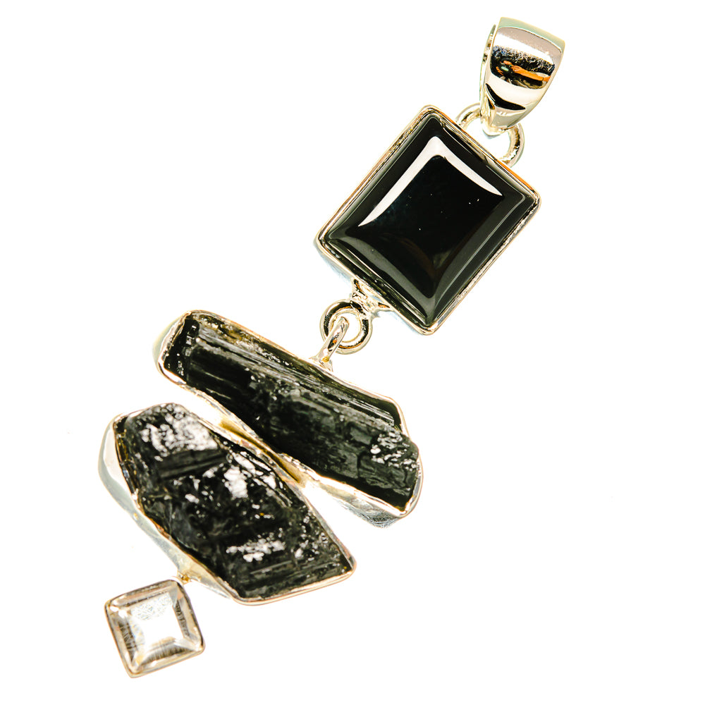 Black Onyx Pendants handcrafted by Ana Silver Co - PD5222