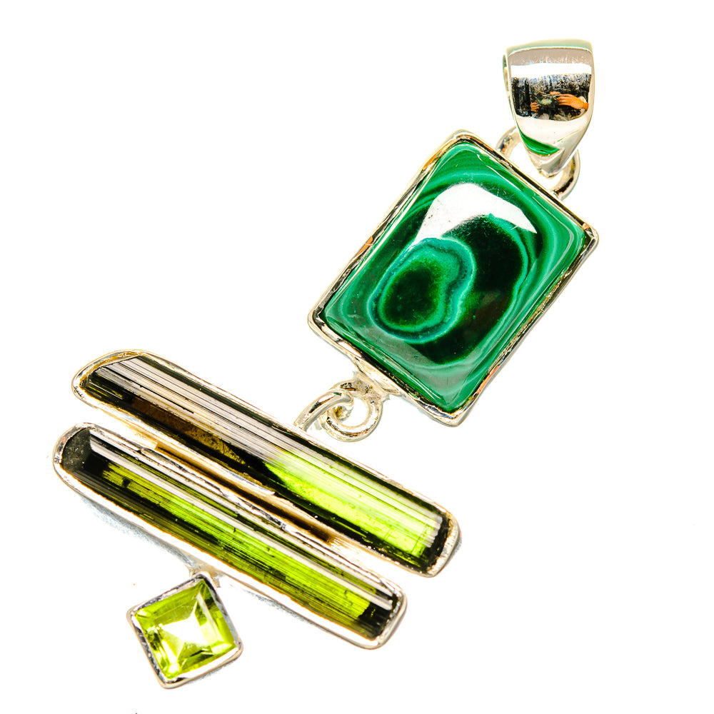 Malachite Pendants handcrafted by Ana Silver Co - PD5223