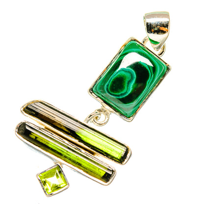Malachite Pendants handcrafted by Ana Silver Co - PD5223