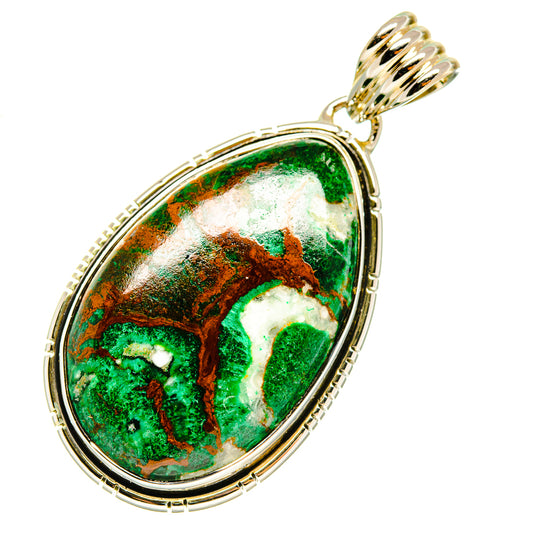 Chrysocolla Pendants handcrafted by Ana Silver Co - PD5231