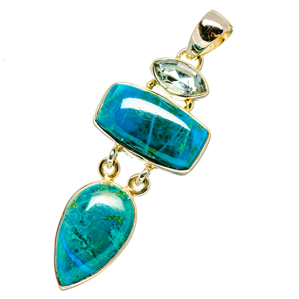 Chrysocolla Pendants handcrafted by Ana Silver Co - PD5235