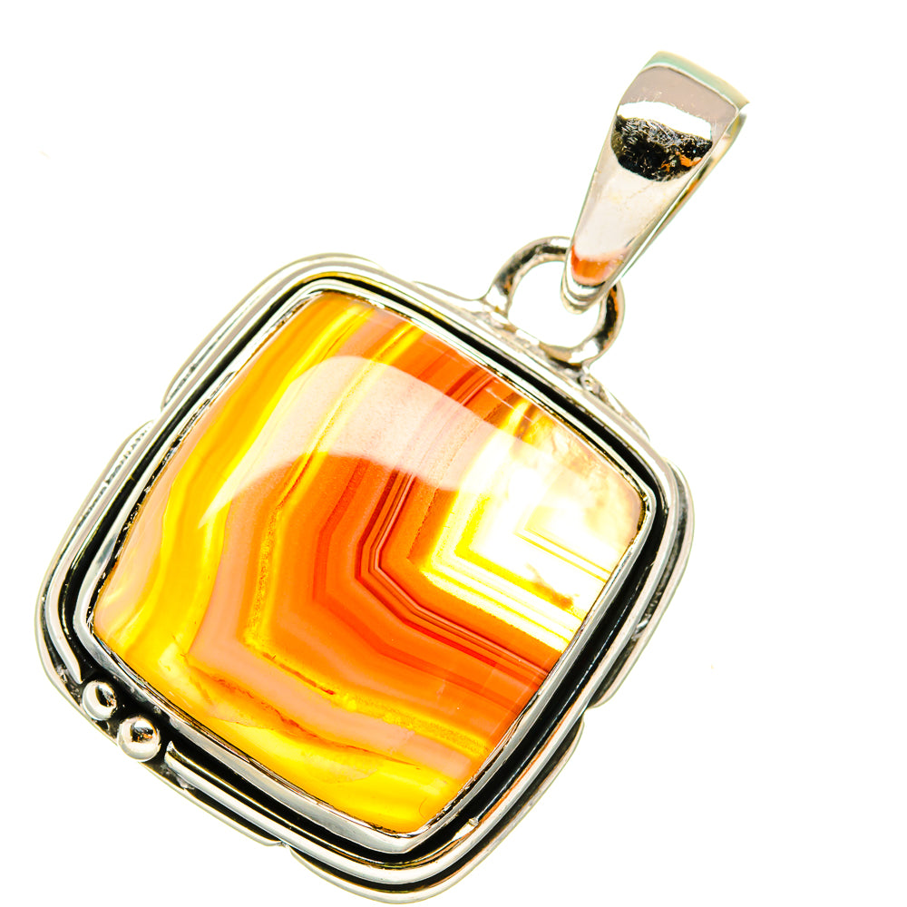 Botswana Agate Pendants handcrafted by Ana Silver Co - PD5254
